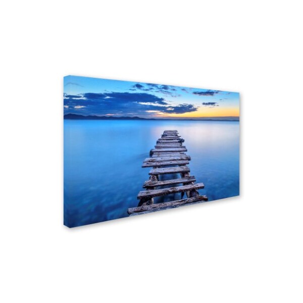 Srecko Jubic 'Pier' Canvas Art,16x24